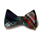 Patchwork Tartan Plaid Cummerbund & Bow Tie